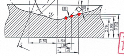 如何測量汽車剎車零部件異形槽中的三維曲線輪廓？